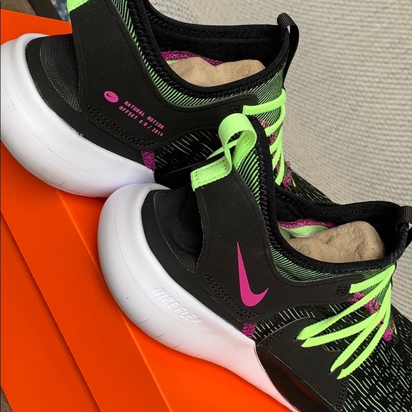 NIKE FLEX CONTACT 3 black/volt glow-hyper violet M - Picture 6 of 16